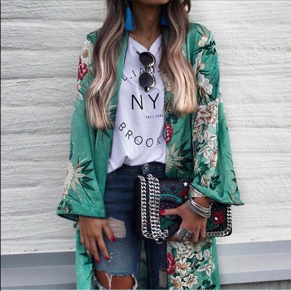 Amazing Gypsy Boho Duster Kimono Robe - Picture 2 of 8